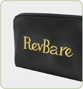 電腦刺繡範例 - 織物上的精緻繡線圖案