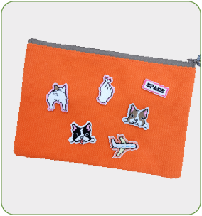 貼布繡應用 - 可更換黏貼的刺繡布貼