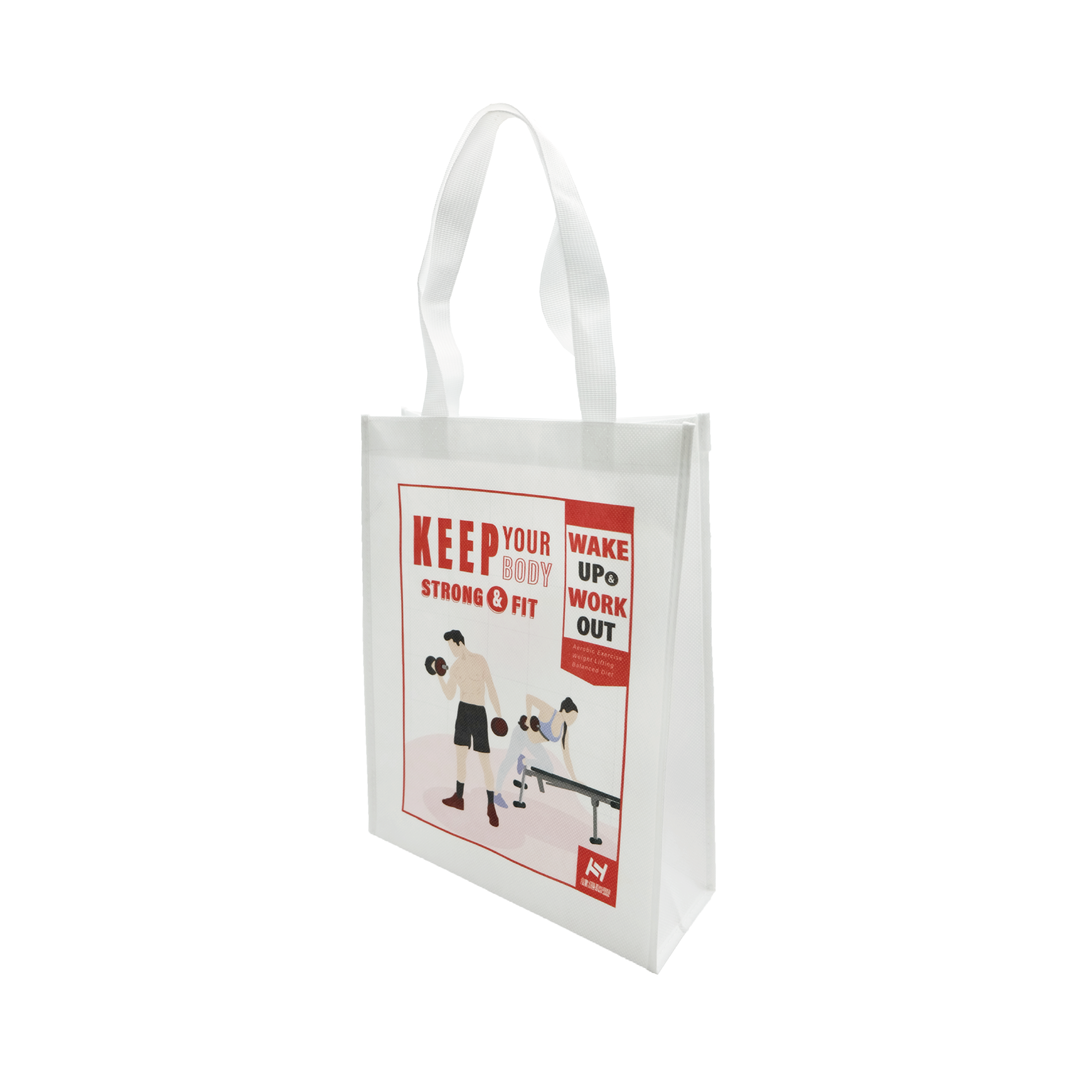 健身聯盟不織布熱昇華直噴袋