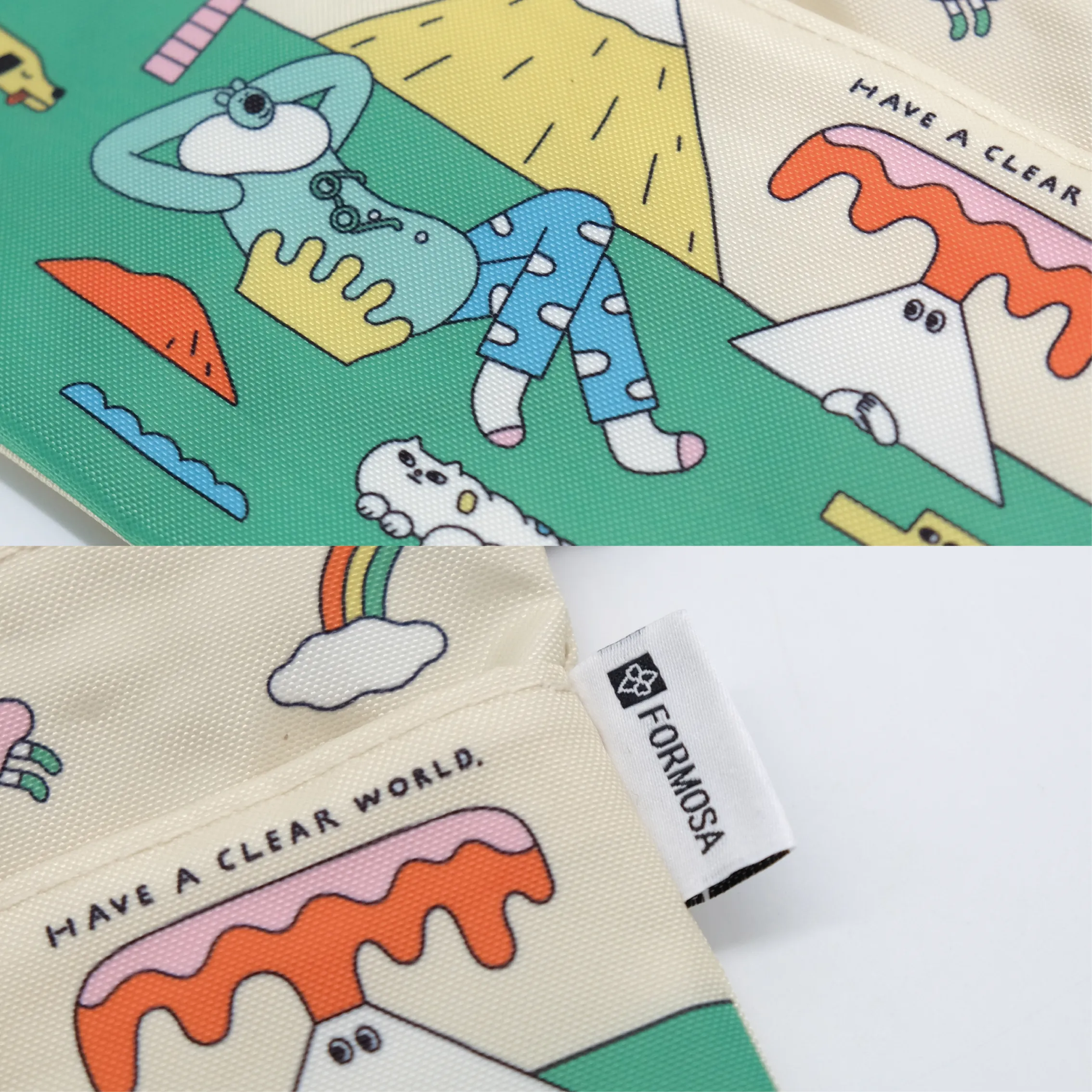 寶島眼鏡聯名拉鍊揹袋 - 圖3