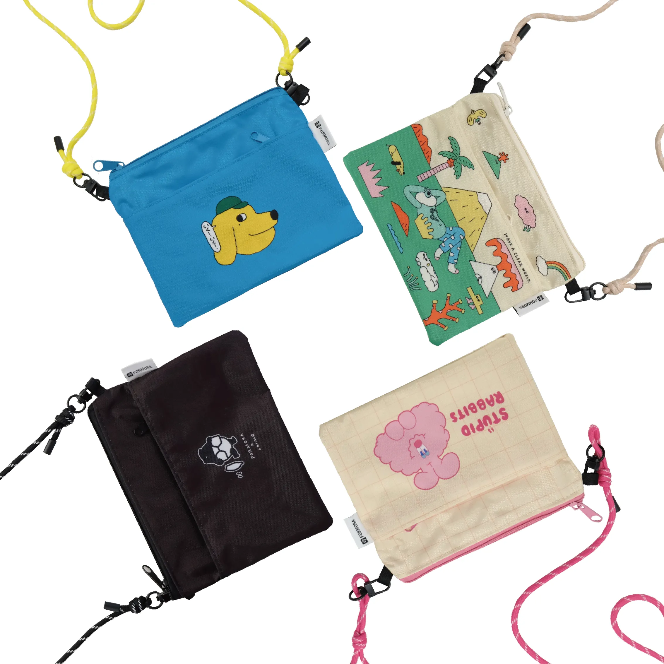 寶島眼鏡聯名拉鍊揹袋 - 圖2