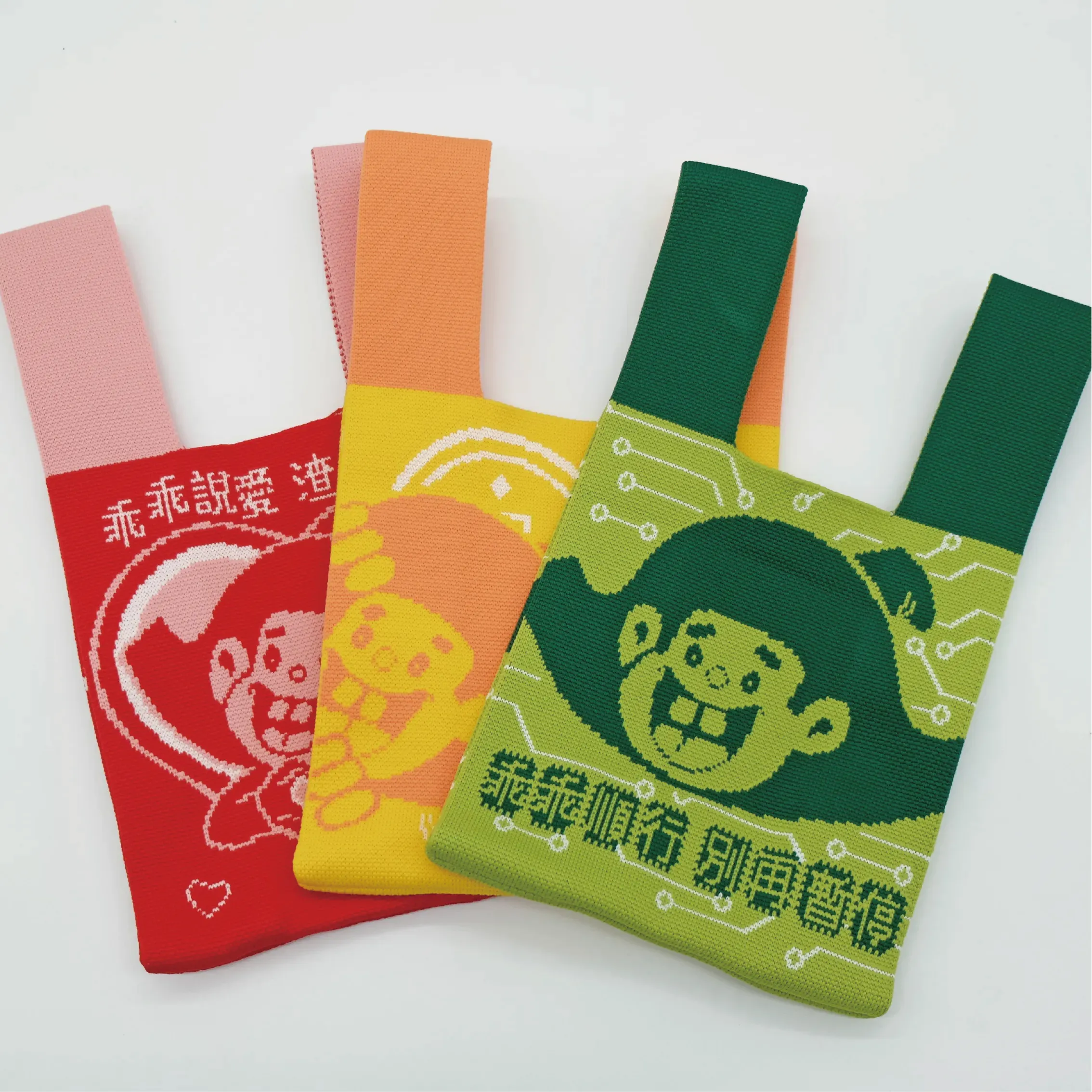 乖乖毛線針織背心袋 - 圖2