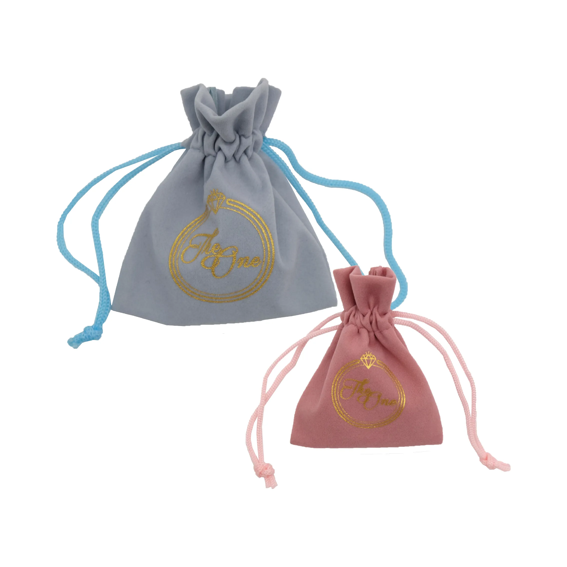 Theone正能量水晶絨布束口袋 - 圖3