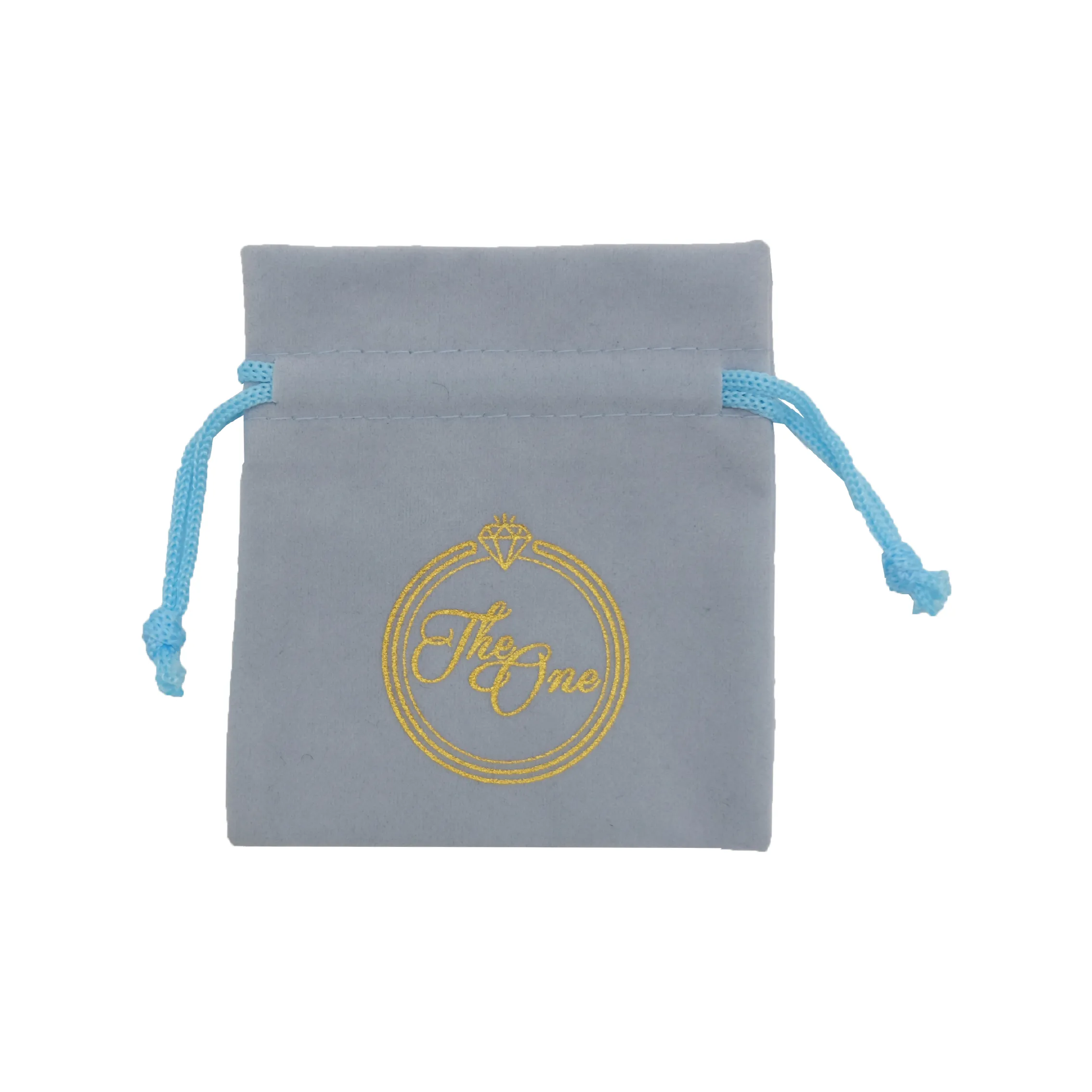 Theone正能量水晶絨布束口袋