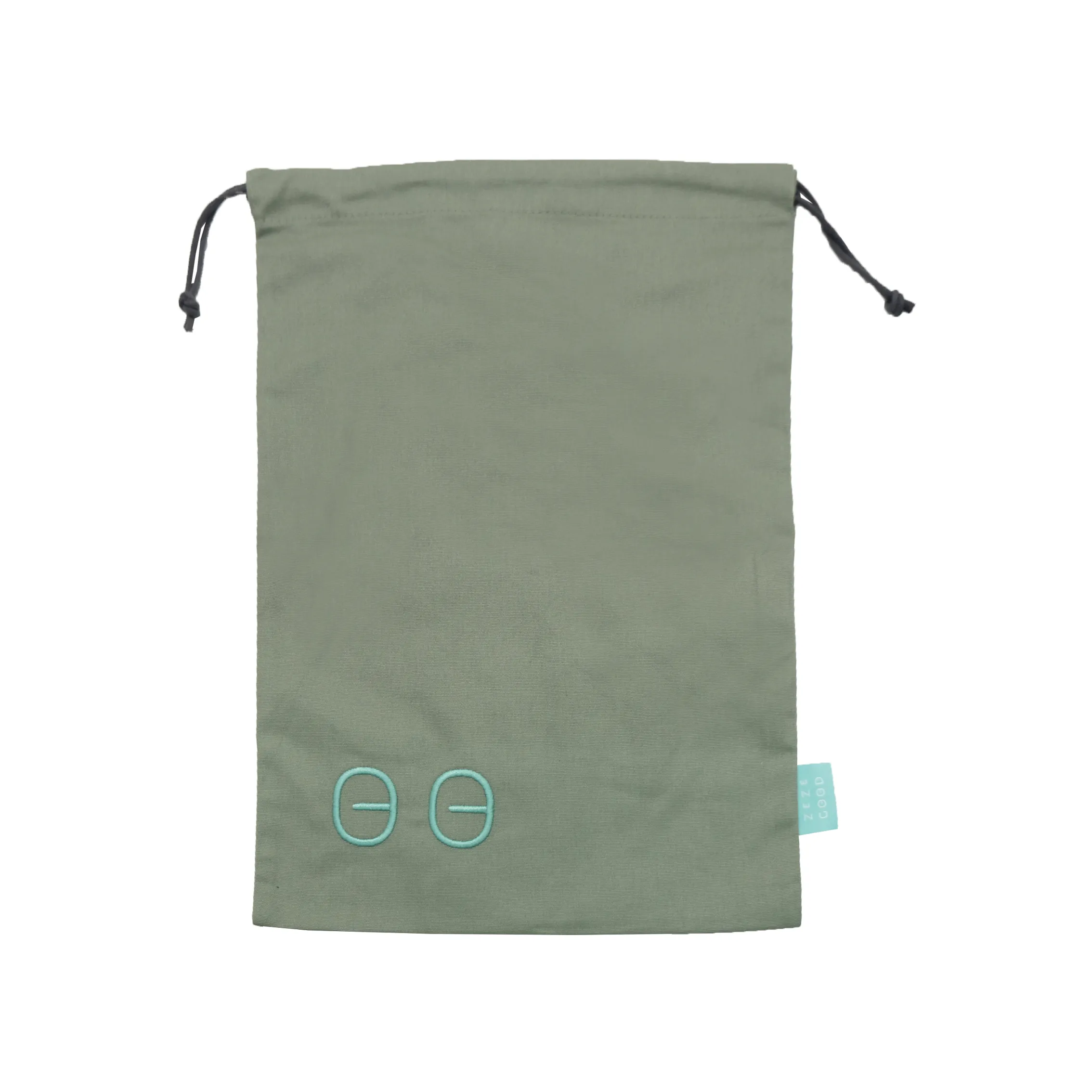 優式國際刺繡束口袋