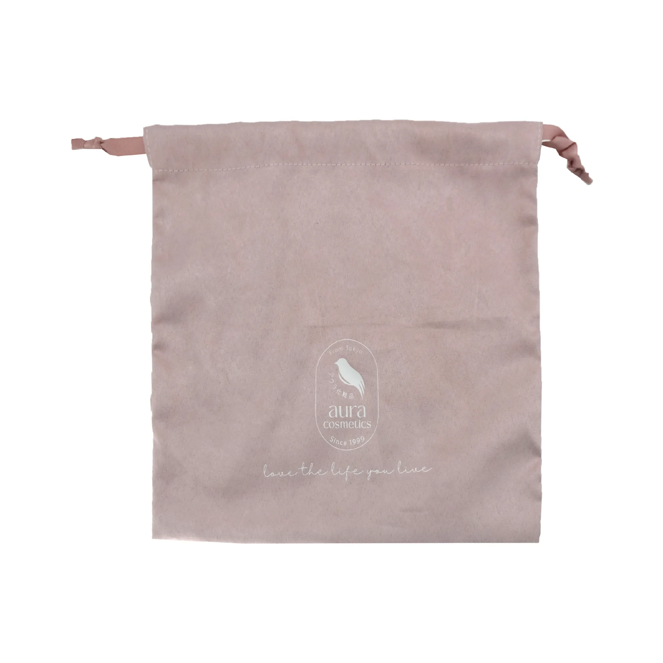 aura雅鄔樂絨布束口袋