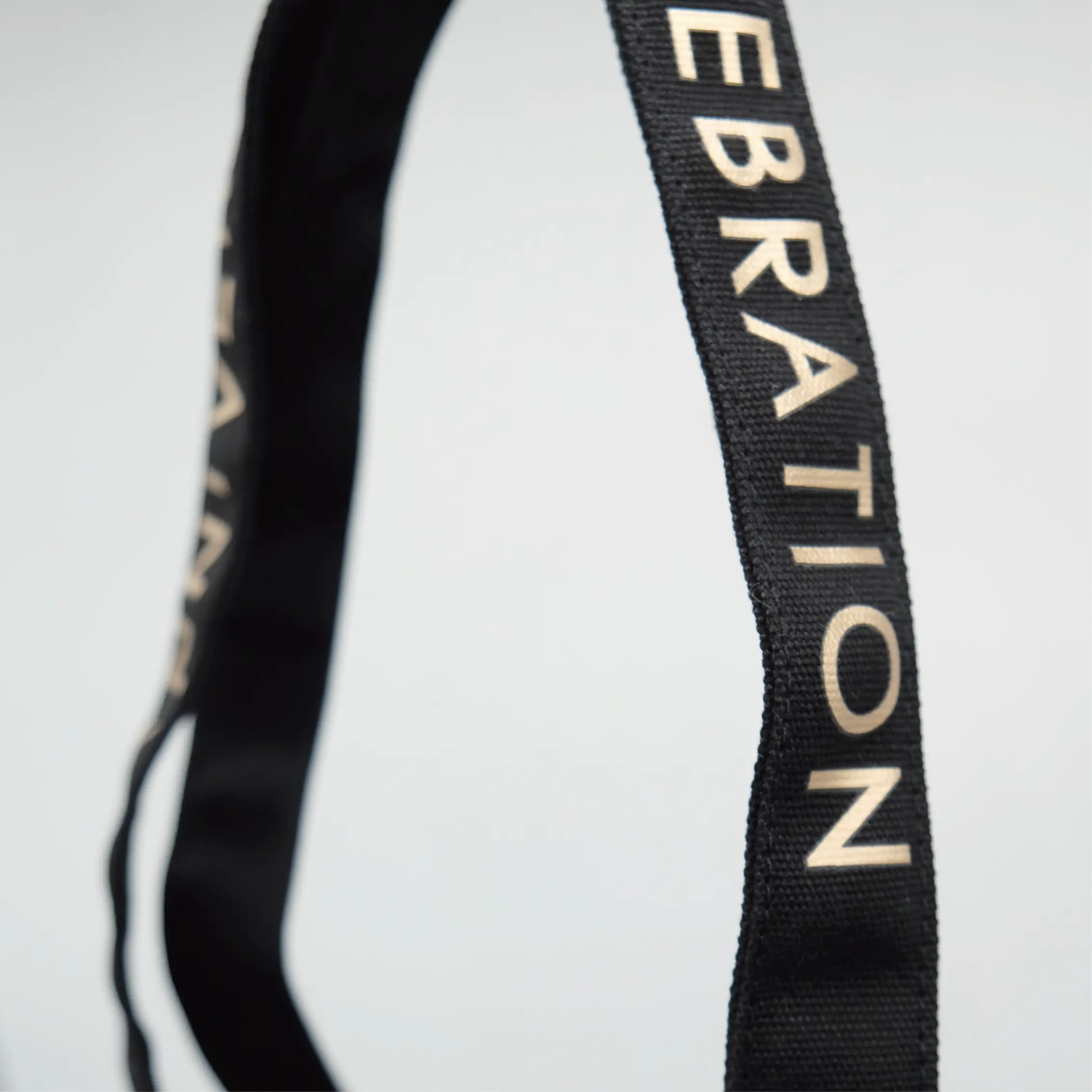 金色印刷黑色帆布袋 - 圖2