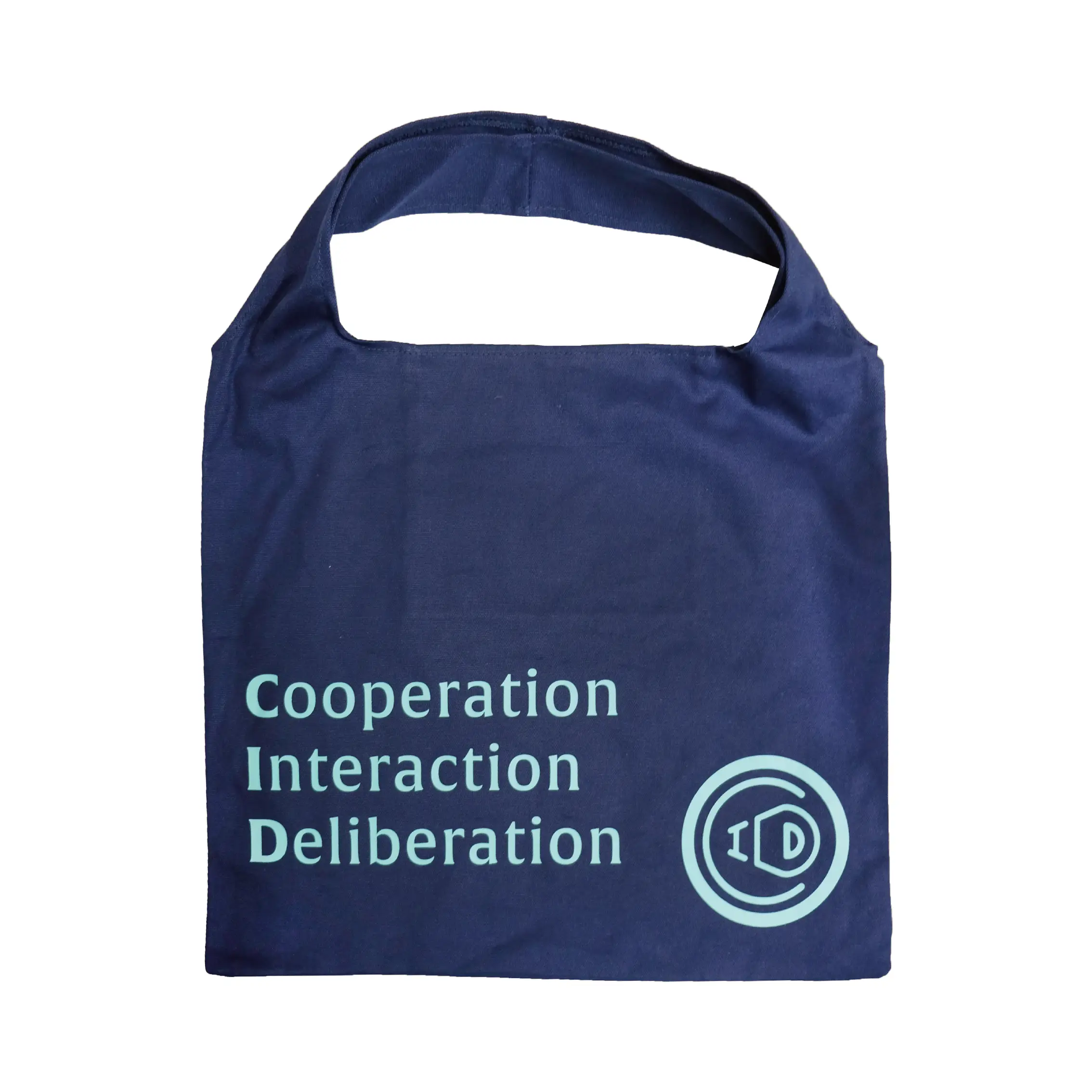 藍色背心帆布袋