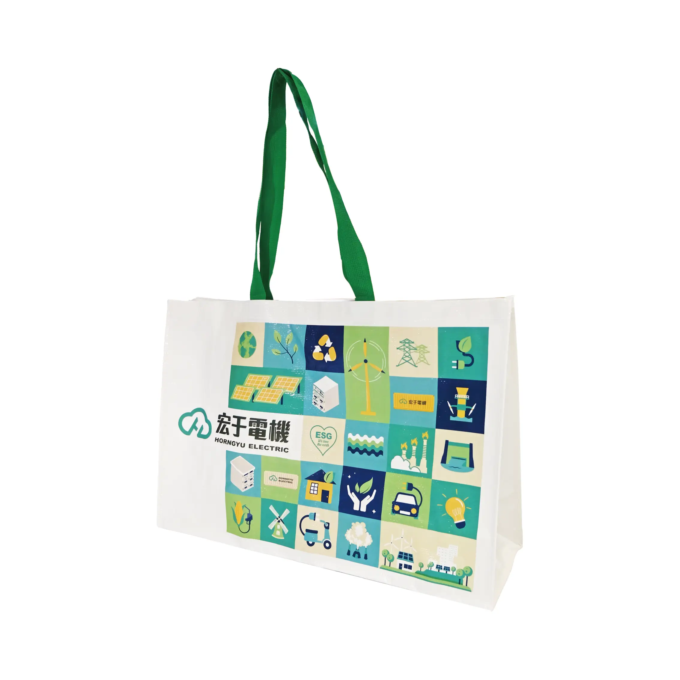 宏于電機編織覆膜袋