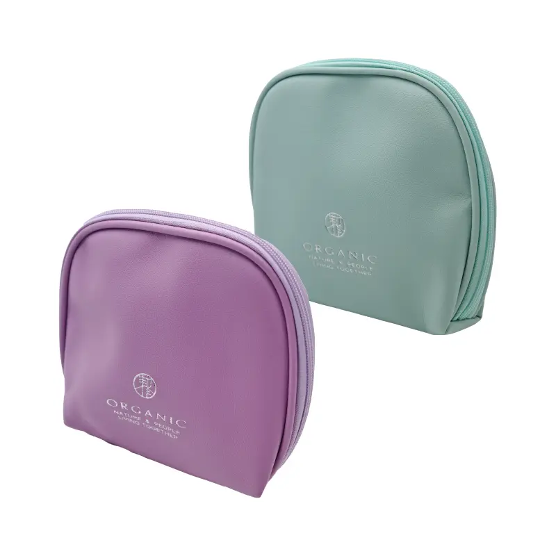 PU皮革燙銀化妝包