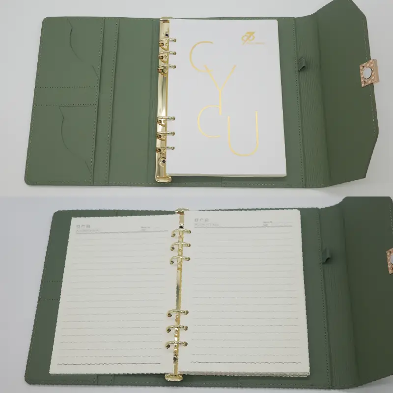 中原大學招生處高教推廣中心PU皮革三折筆記本 - 圖3