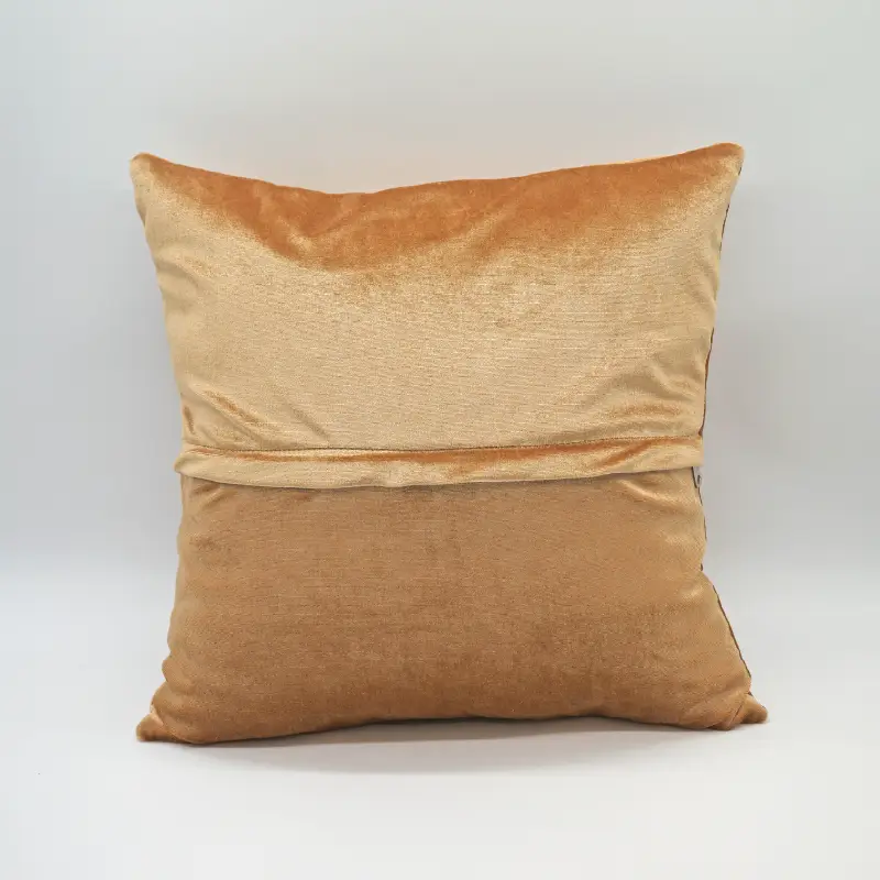 刺繡金色布抱枕 - 圖2