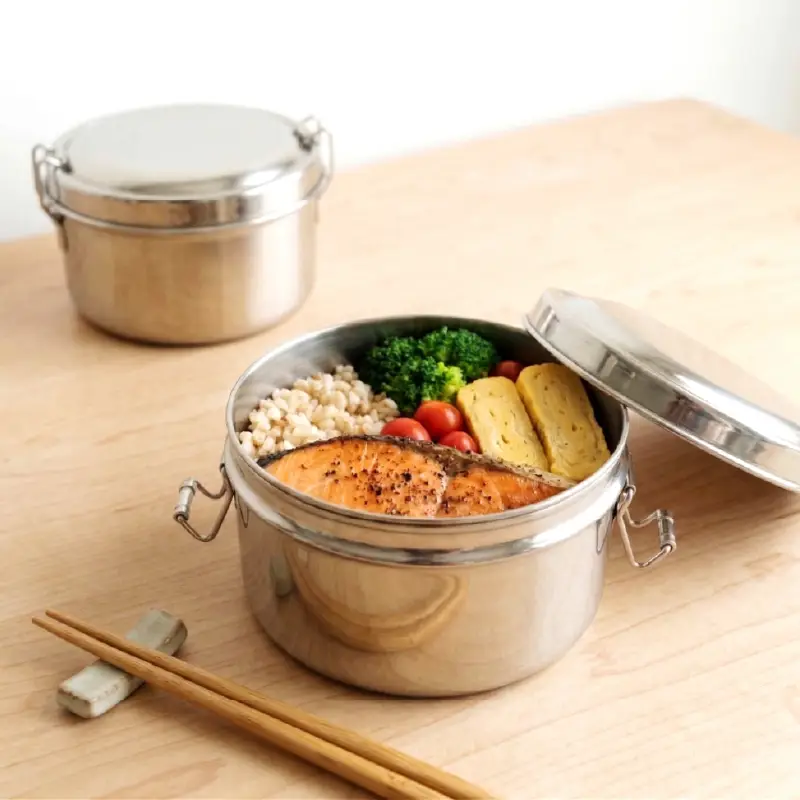 不鏽鋼分層餐盒-2