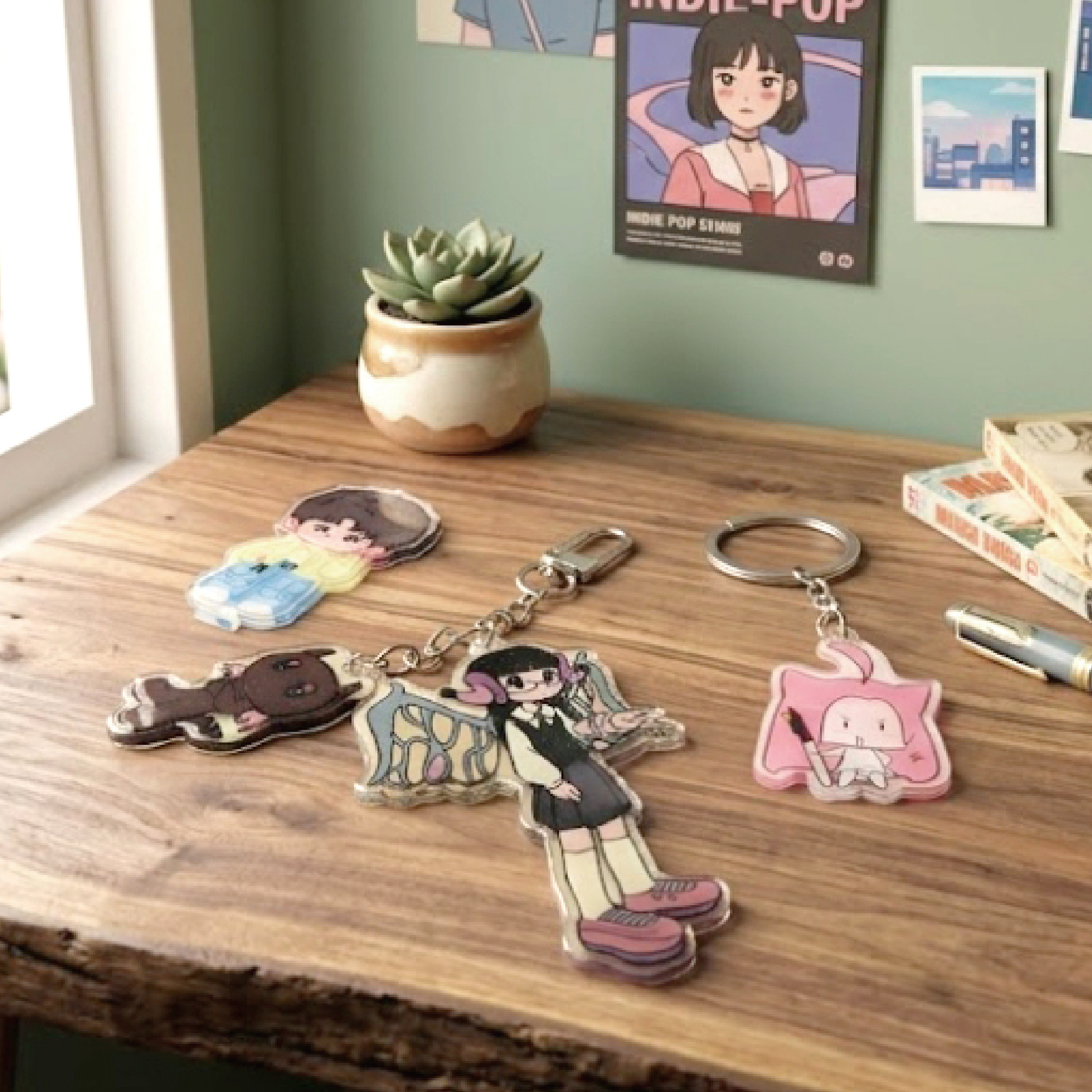 ⏺︎壓克力鑰匙圈⏺︎